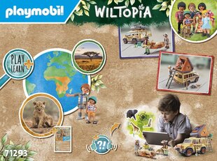 71293 PLAYMOBIL® Wiltopia, внедорожник со львами цена и информация | Конструкторы и кубики | 220.lv