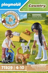 71309 PLAYMOBIL® Country, Lauku kaķu ģimene цена и информация | Конструкторы и кубики | 220.lv