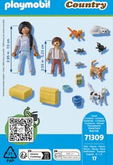 71309 PLAYMOBIL® Country, Lauku kaķu ģimene цена и информация | Конструкторы и кубики | 220.lv