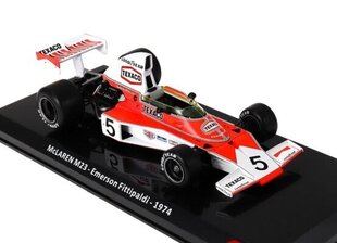 McLAREN M23 - Emerson Fittipaldi - 1974 World Champion HACHETTE 1:24 FOR020 cena un informācija | Kolekcionējamie modeļi | 220.lv