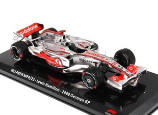 McLAREN MP 4/23 - Lewis Hamilton - 2008 World Champion HACHETTE 1:24 FOR023 цена и информация | Коллекционные модели автомобилей | 220.lv