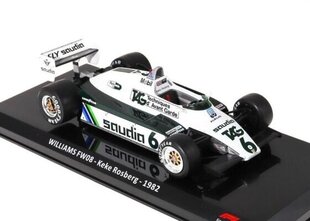 WILLIAMS FW08 - Keke Rosberg - 1982 World Champion HACHETTE 1:24 FOR025 цена и информация | Коллекционные модели автомобилей | 220.lv