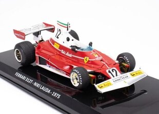 FERRARI 312T - Niki Lauda - 1975 World Champion HACHETTE 1:24 FOR030 цена и информация | Коллекционные модели автомобилей | 220.lv