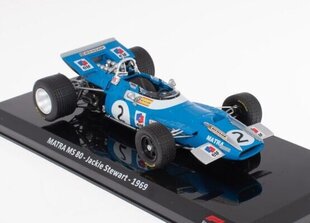 MATRA MS 80 - Jackie Stewart - 1969 World Champion HACHETTE 1:24 FOR040 цена и информация | Коллекционные модели автомобилей | 220.lv