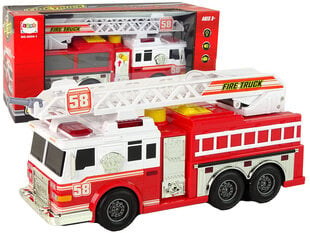 Пожарно-спасательный автомобиль со звуковыми эффектами, красный цена и информация | Игрушки для мальчиков | 220.lv