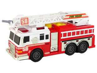 Пожарно-спасательный автомобиль со звуковыми эффектами, красный цена и информация | Игрушки для мальчиков | 220.lv
