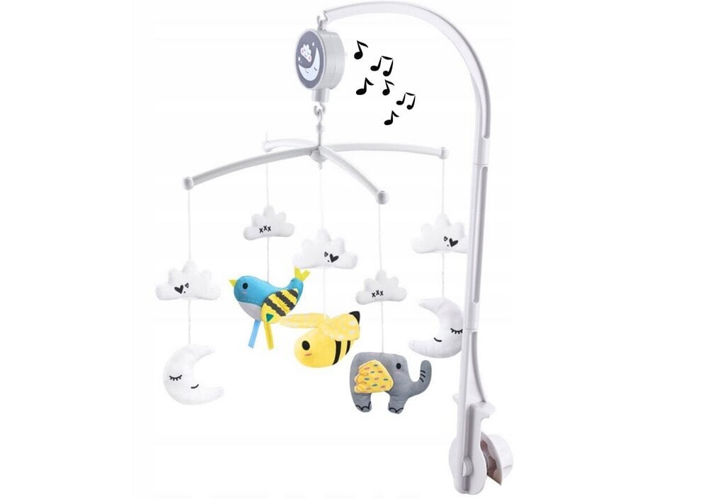 Muzikālais karuselis bērnu gultiņai цена и информация | Rotaļlietas zīdaiņiem | 220.lv
