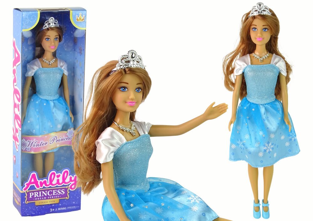 Lelle Anlily Sniega karaliene, zila cena un informācija | Rotaļlietas meitenēm | 220.lv
