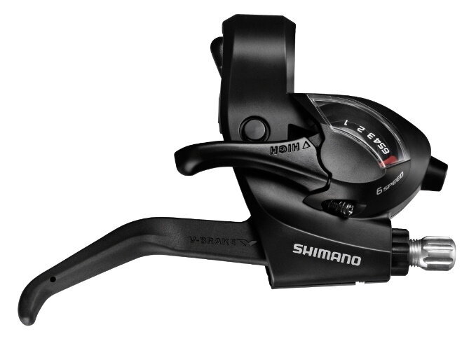 Pārnesumu pārslēgšanas poga Shimano ST-EF41 6 ātrumu cena un informācija | Citas velosipēdu rezerves daļas | 220.lv