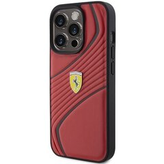 Ferrari FEHCP15LPTWR iPhone 15 Pro 6.1" czerwony|red hardcase Twist Metal Logo цена и информация | Чехлы для телефонов | 220.lv