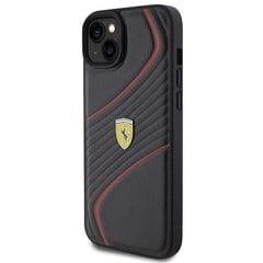 Ferrari FEHCP15MPTWK iPhone 15 Plus 6.7" czarny|black hardcase Twist Metal Logo цена и информация | Чехлы для телефонов | 220.lv