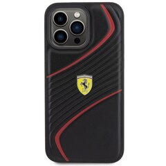 Ferrari FEHCP15XPTWK iPhone 15 Pro Max 6.7" czarny|black hardcase Twist Metal Logo цена и информация | Чехлы для телефонов | 220.lv