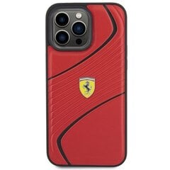 Ferrari FEHCP15XPTWR iPhone 15 Pro Max 6.7" czerwony|red hardcase Twist Metal Logo цена и информация | Чехлы для телефонов | 220.lv