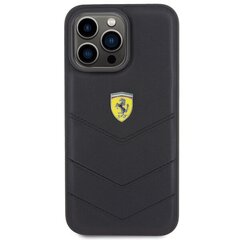 Ferrari FEHCP15XRDUK iPhone 15 Pro Max 6.7" czarny|black hardcase Quilted Metal Logo цена и информация | Чехлы для телефонов | 220.lv