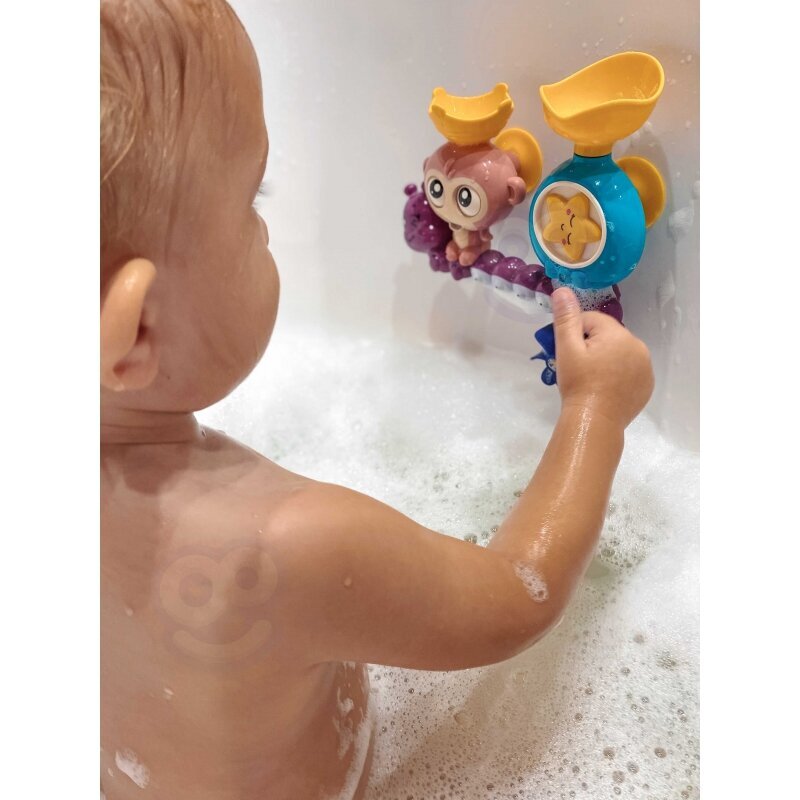 Vannas rotaļlieta ar krūzi Pērtiķis, Woopie цена и информация | Rotaļlietas zīdaiņiem | 220.lv