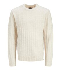 Jack & Jones džemperis vīriešiem 12228284, balts cena un informācija | Vīriešu džemperi | 220.lv