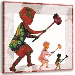 Glezna uz audekla, Banksy Zēns ar āmuru cena un informācija | Gleznas | 220.lv