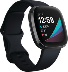 Fitbit Sense Black 0811138036980 cena un informācija | Viedpulksteņi (smartwatch) | 220.lv