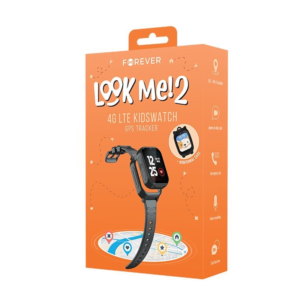 Forever Look Me 2 KW-510 Black cena un informācija | Viedpulksteņi (smartwatch) | 220.lv