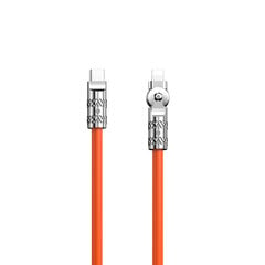 Вращающийся кабель USB-C — Lightning Dudao L24CL 120 Вт, 1 м (оранжевый) цена и информация | Кабели для телефонов | 220.lv