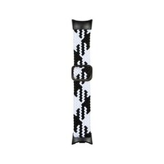Beline pasek Mi Band 8 Textile czarno|biały  black|white цена и информация | Аксессуары для смарт-часов и браслетов | 220.lv