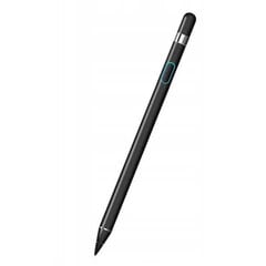 Riff Активный Супер-точный NIB Стилус ручка Заряжаемая с высокой чувствительностю 1.4mm Android / iOS Черный цена и информация | Аксессуары для планшетов, электронных книг | 220.lv