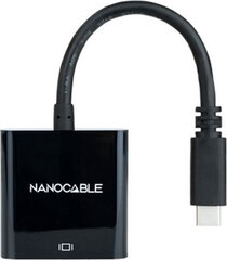Nanocable 10.16.4102-BK цена и информация | Адаптеры и USB разветвители | 220.lv