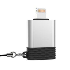 XO adapter NB186 USB - Lightning silver OTG цена и информация | Адаптеры и USB разветвители | 220.lv