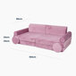 Bērnu dīvāns MeowBaby® Premium, rozā krāsā cena un informācija | Sēžammaisi, klubkrēsli, pufi bērniem | 220.lv