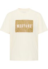 T-krekls sievietēm Mustang 4058823490115, balts цена и информация | Женские футболки | 220.lv
