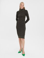 Vero Moda женское платье 10303002*01, черный/серый 5715507607359 цена и информация | Платья | 220.lv