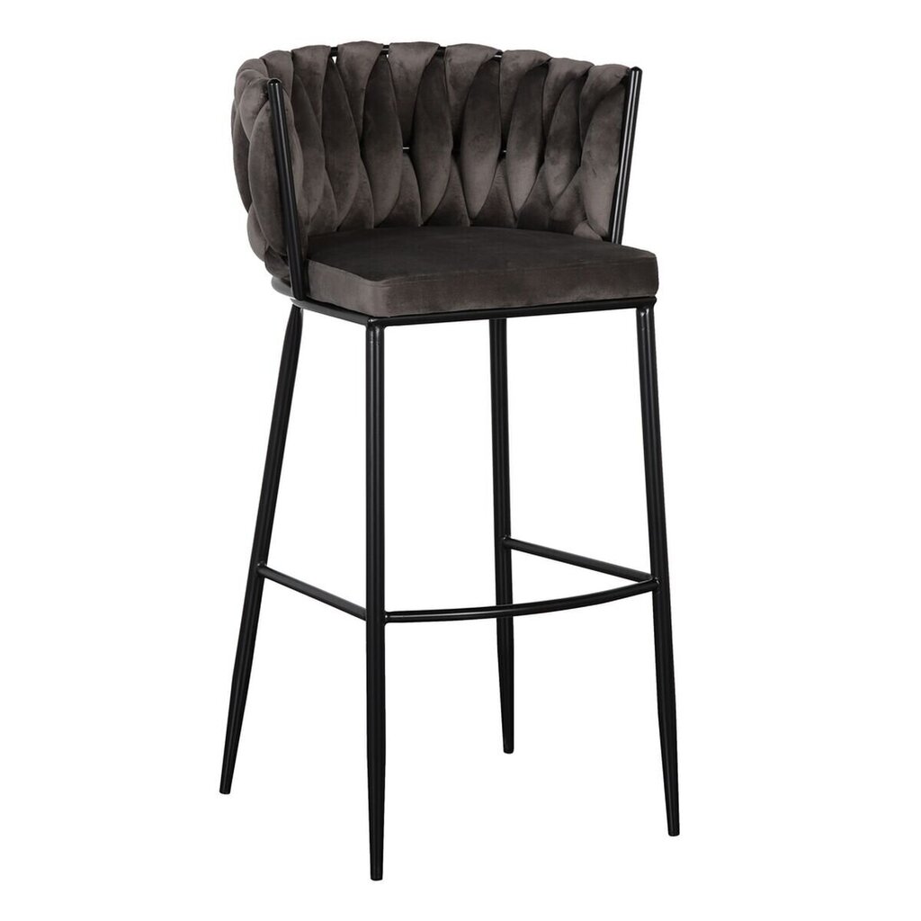 Krēsls, 57x57x104 cm, melns cena un informācija | Virtuves un ēdamistabas krēsli | 220.lv