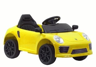 Vienvietīgs elektroauto LeanToys WMT-666, dzeltens цена и информация | Электромобили для детей | 220.lv