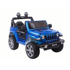 Vienvietīgs bērnu elektroauto 4x4 LeanToys, zils цена и информация | Электромобили для детей | 220.lv