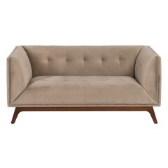 Dīvāns, 156x81x72 cm, brūns цена и информация | Диваны | 220.lv