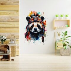 Uzlīme uz Sienas ar Pandu - Vinila Uzlīme ar Lāci Bērnu Istabai - 80 x 60 cm цена и информация | Декоративные наклейки | 220.lv