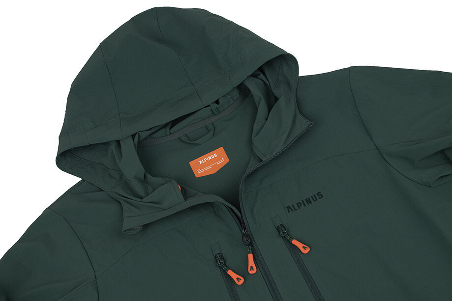 Jaka vīriešiem Alpinus Pourri softshell FF18606, zaļa cena un informācija | Vīriešu virsjakas | 220.lv