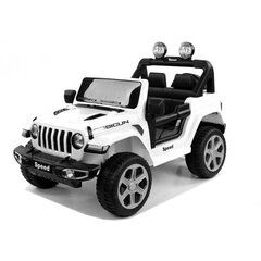 Vienvietis vaikiškas elektromobilis 4x4 LeanToys FT-938, baltas cena un informācija | Bērnu elektroauto | 220.lv