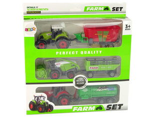 Набор из трактора и комбайна, зеленый/красный цена и информация | Игрушки для мальчиков | 220.lv
