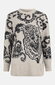 Cellbes sieviešu džemperis HARRIET, gaišas smilškrāsas-melns cena un informācija | Sieviešu džemperi | 220.lv