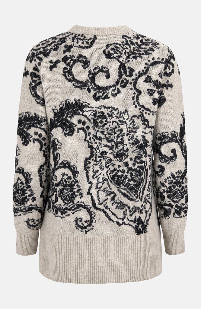 Cellbes sieviešu džemperis HARRIET, gaišas smilškrāsas-melns cena un informācija | Sieviešu džemperi | 220.lv