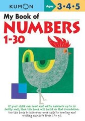 My Book of Numbers 1-30 цена и информация | Книги для самых маленьких | 220.lv