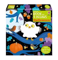 Usborne Book and 3 Jigsaws: Halloween cena un informācija | Grāmatas mazuļiem | 220.lv