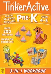 TinkerActive Workbooks: Pre-K bind-up: Math, Science, English Language Arts цена и информация | Книги для подростков и молодежи | 220.lv