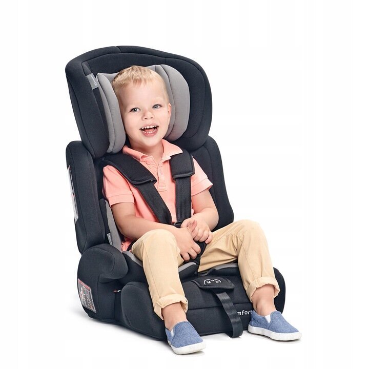 Autokrēsliņš Kinderkraft Comfort, 9-36 kg, pelēks cena un informācija | Autokrēsliņi | 220.lv