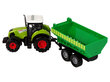Rotaļu traktors ar piekabēm Lean Toys, zaļš cena un informācija | Rotaļlietas zēniem | 220.lv