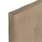 Gultas galvgalvis, 165x8x125 cm, smilšu цена и информация | Gultas | 220.lv
