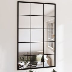 3 gab. sienas spoguļi vidaXL, 100x60 cm, melni цена и информация | Зеркальца | 220.lv