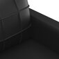 Divvietīgs dīvāns vidaXL, melns cena un informācija | Dīvāni | 220.lv