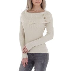 Sieviešu džemperis Emmash, bēšs cena un informācija | Sieviešu džemperi | 220.lv
